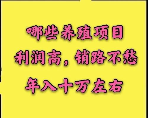 30个收益不愁的小生意（稳赚不赔的6个养殖项目）