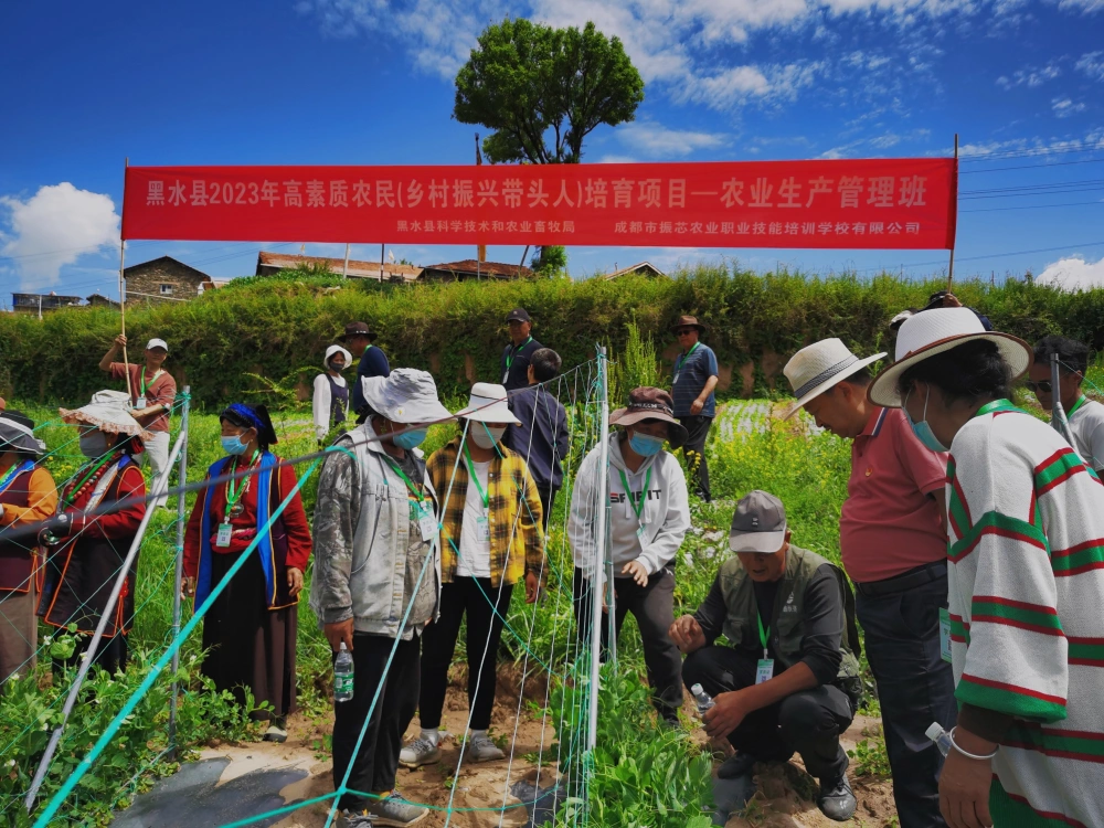 黑水县启动2023年高素质农民（乡村振兴带头人）培育项目