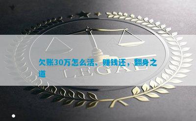 欠账30万怎么活、赚钱还，翻身之道