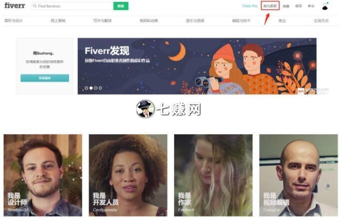 Fiverr网站如何赚美金？零成本兼职赚钱！