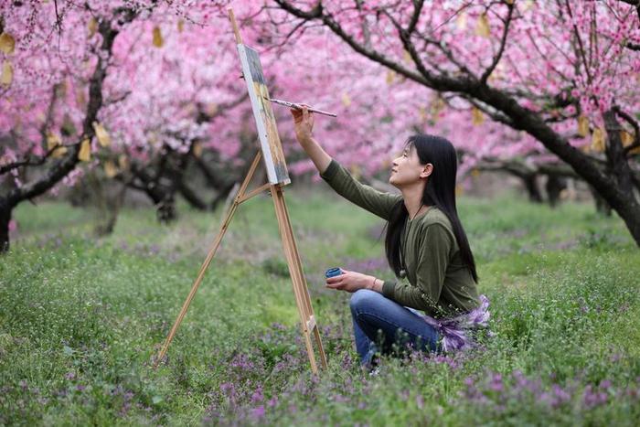 中国水蜜桃之乡的桃花“致富经”