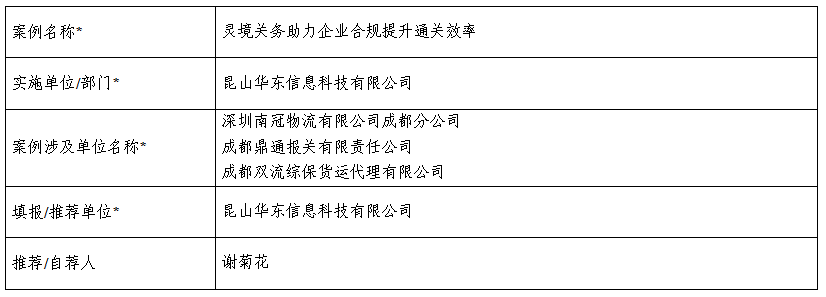 贸易服务优秀实践典型案例之十九