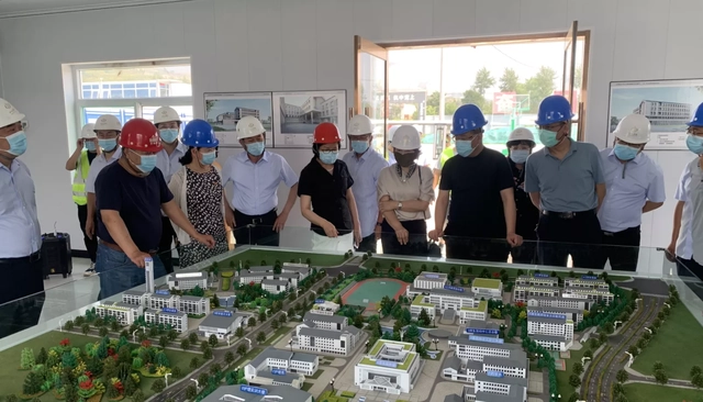 太原市卫生学校新校建设项目接受市结构优质工程验收组现场评审