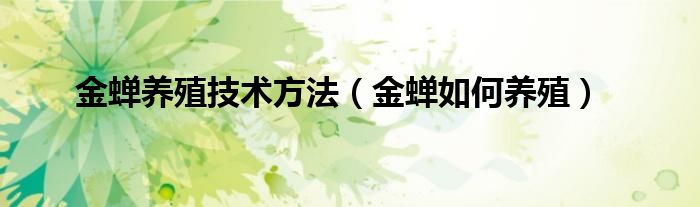 知了猴人工养殖_养殖知了猴养殖技术_知了猴养殖技术视频