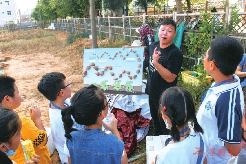 养殖基地迎来科普课　揭开白玉蜗牛的“生长密码”